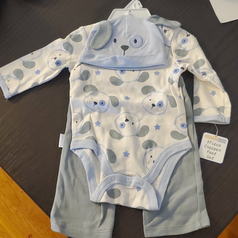Vitamins Baby set for baby boy 3 months onesie pants and hat